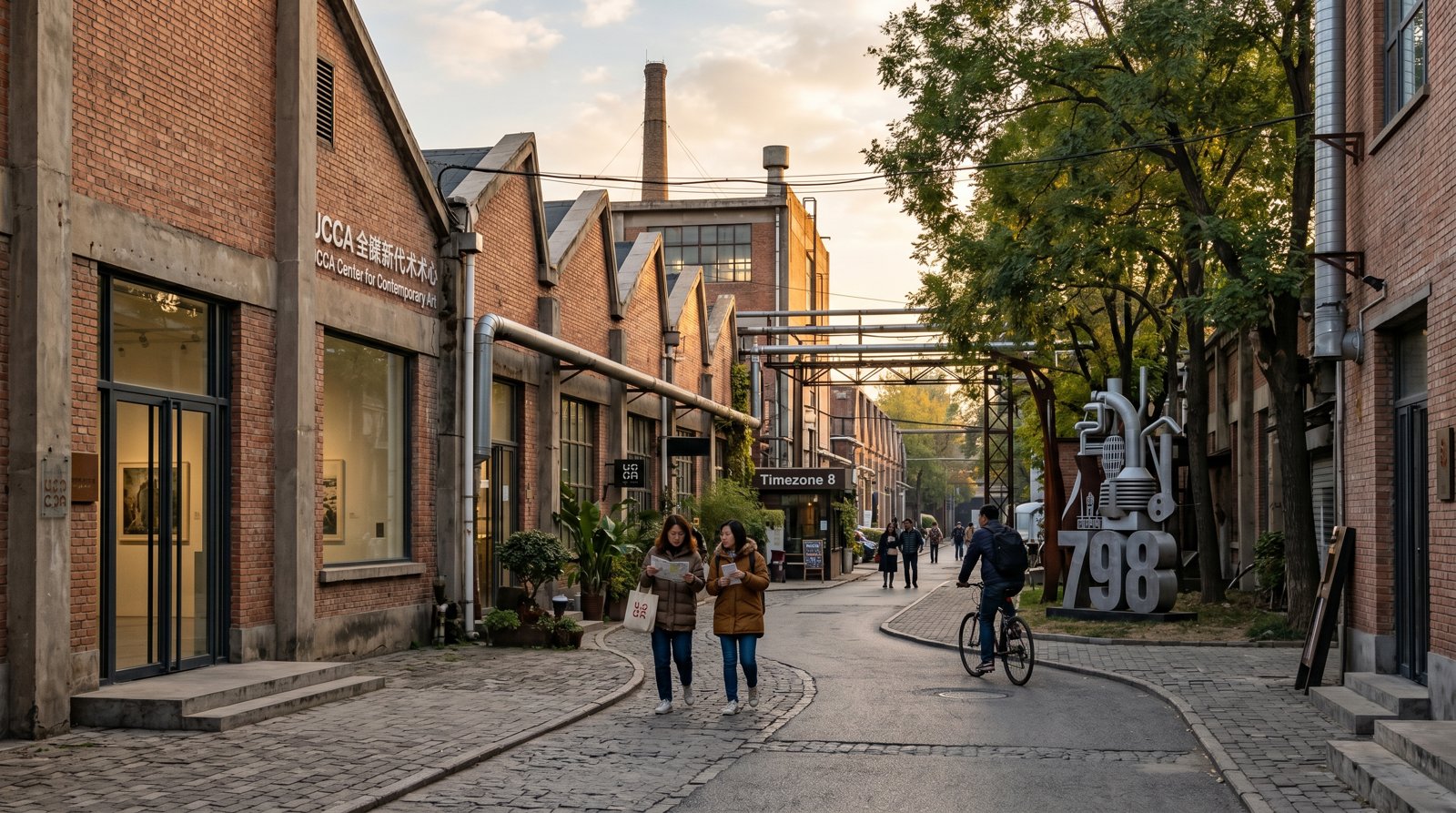 798 Art District — neighbourhood context for Galleria Continua
