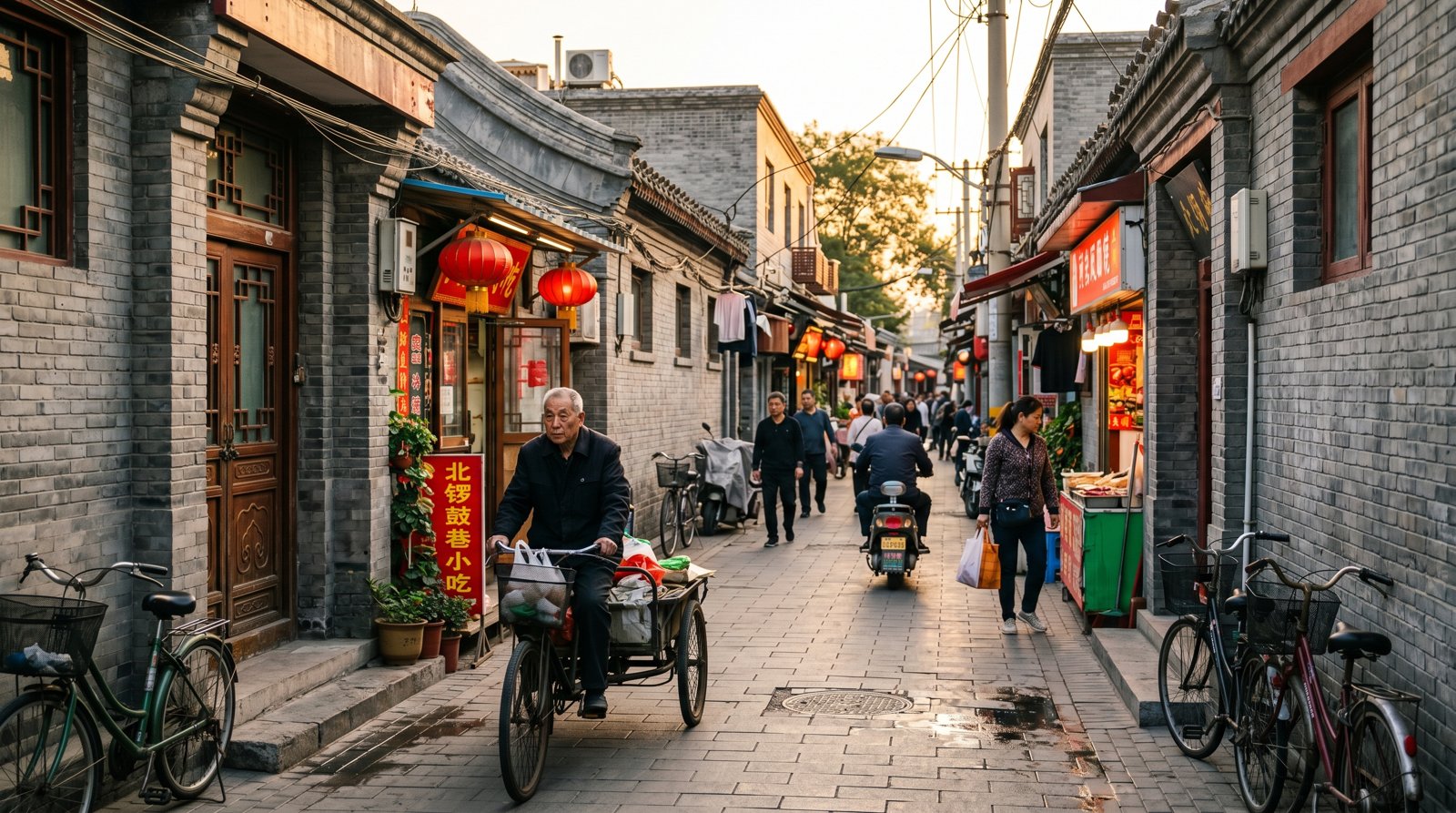 Beiluoguxiang — neighbourhood context for Mai Bar