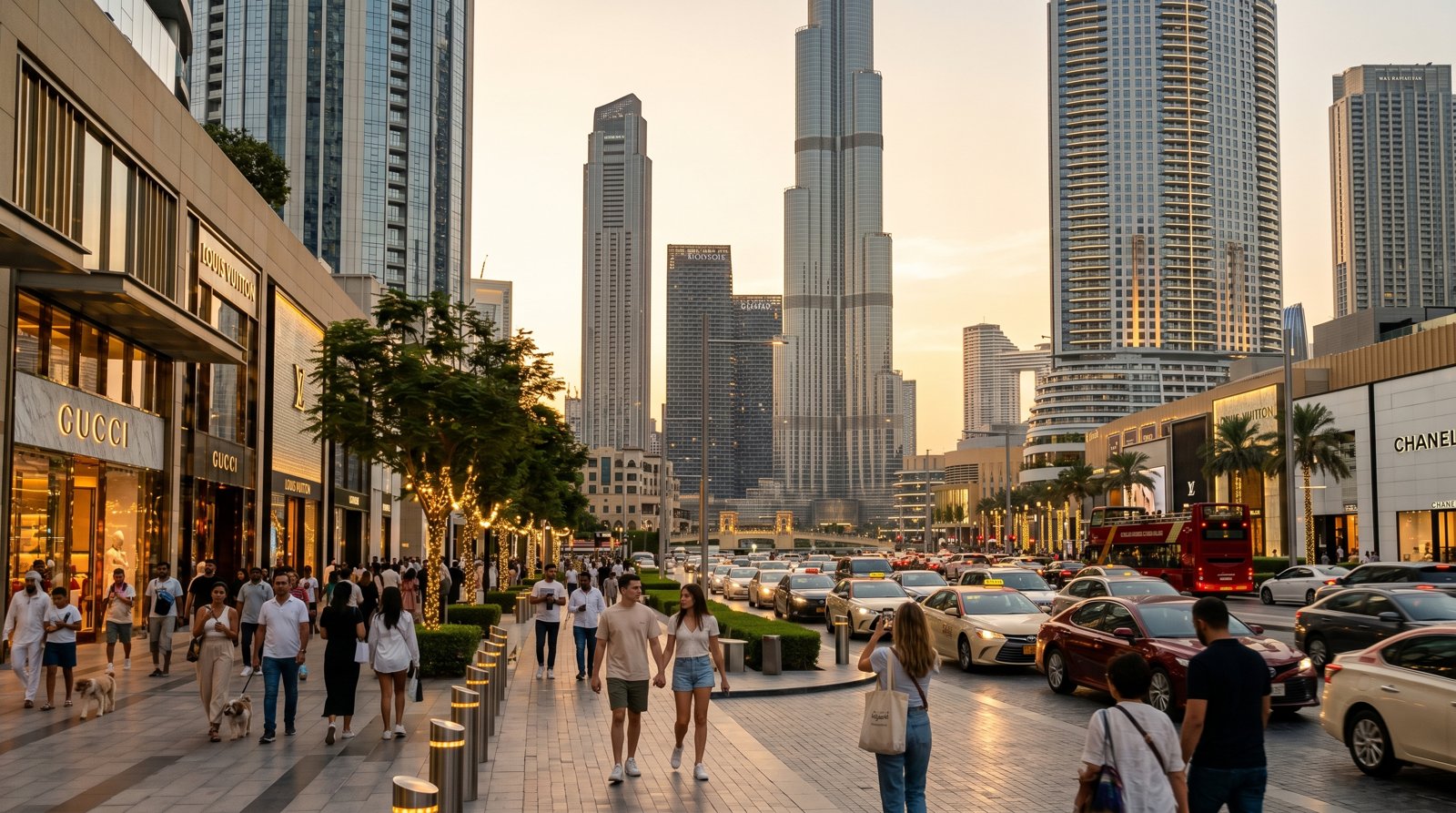 Downtown Dubai — neighbourhood context for Burj Khalifa