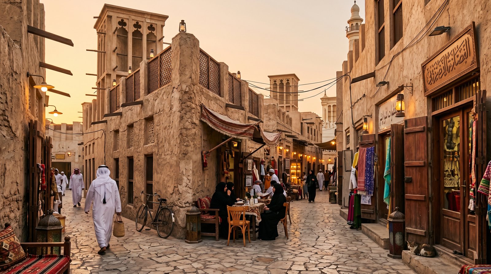 Dubai Creek — neighbourhood context for Al Shindagha Museum
