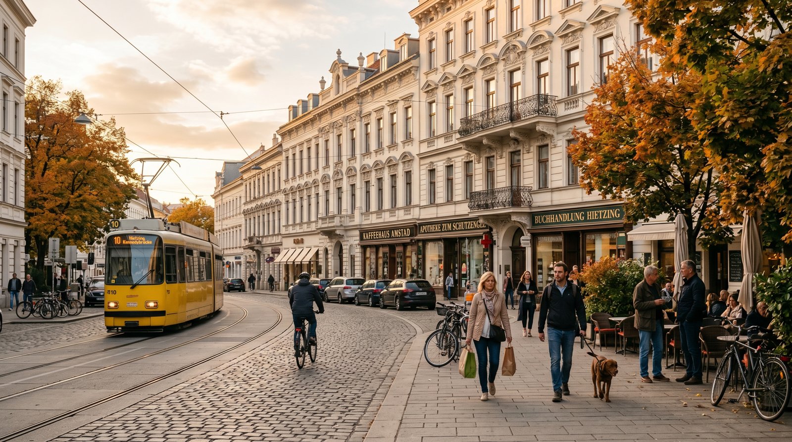 Hietzing — neighbourhood context for Schönbrunn Palace