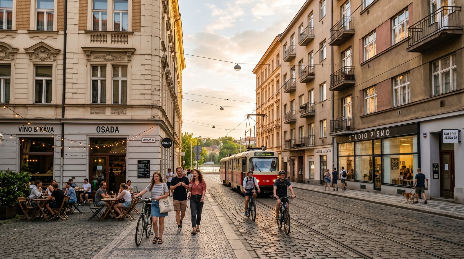 Holešovice — neighbourhood context for National Technical Museum
