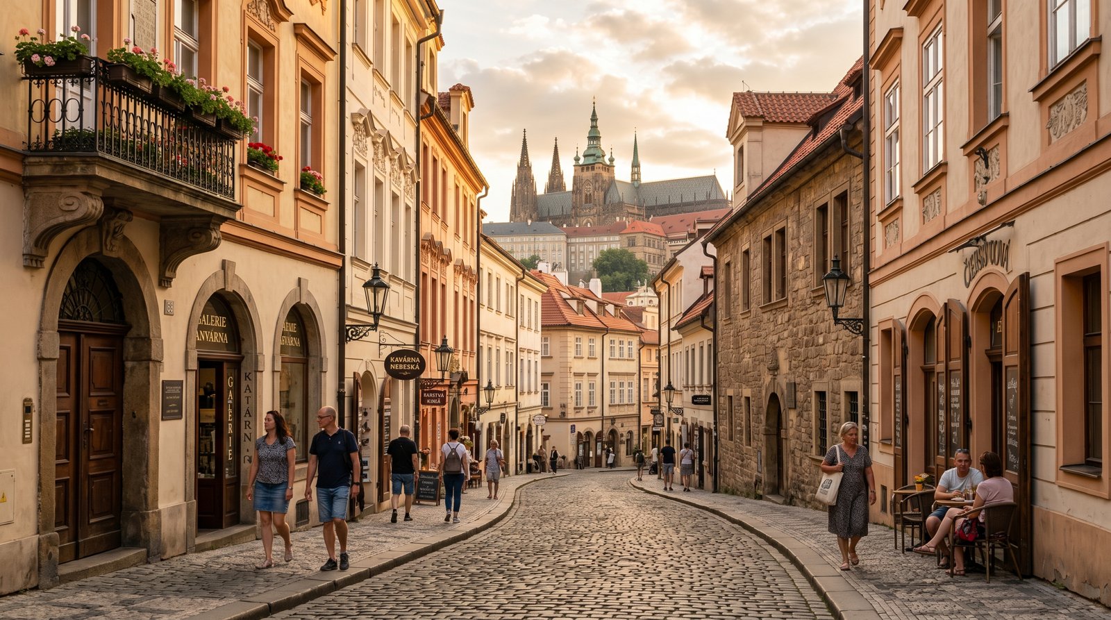 Hradčany — neighbourhood context for Strahov Library