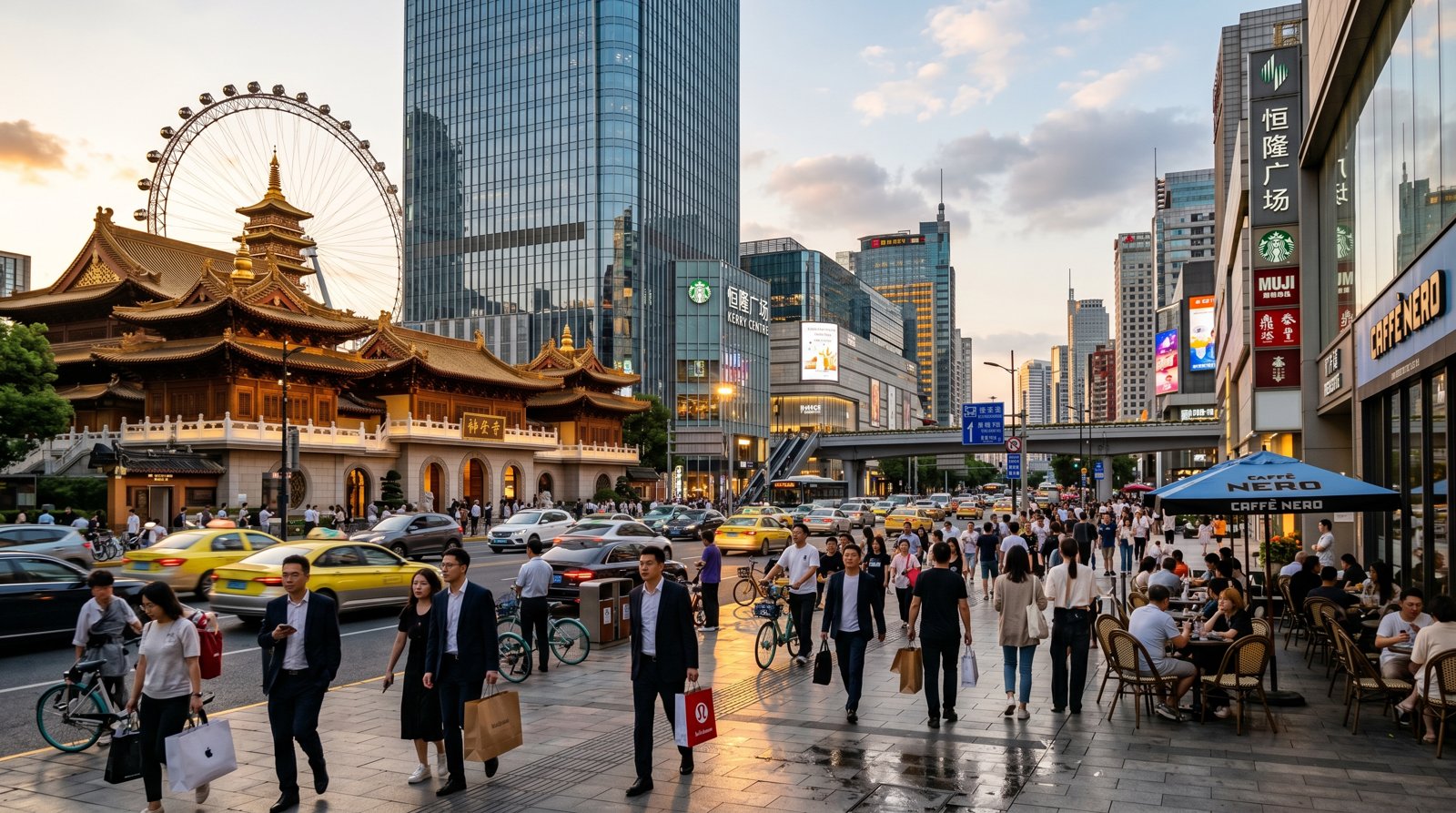 Jing'an — neighbourhood context for Ningbo Voyage