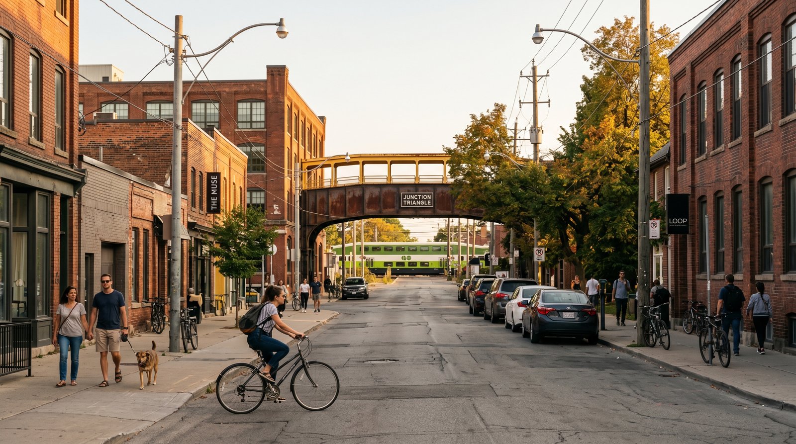Junction Triangle — neighbourhood context for Museum of Contemporary Art (MOCA)