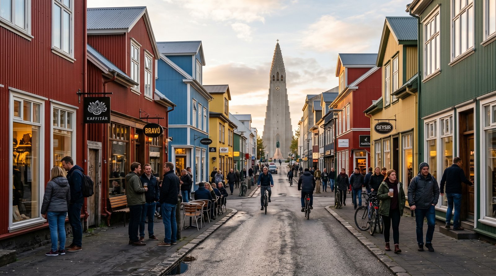 Miðborg — neighbourhood context for Bæjarins Beztu Pylsur