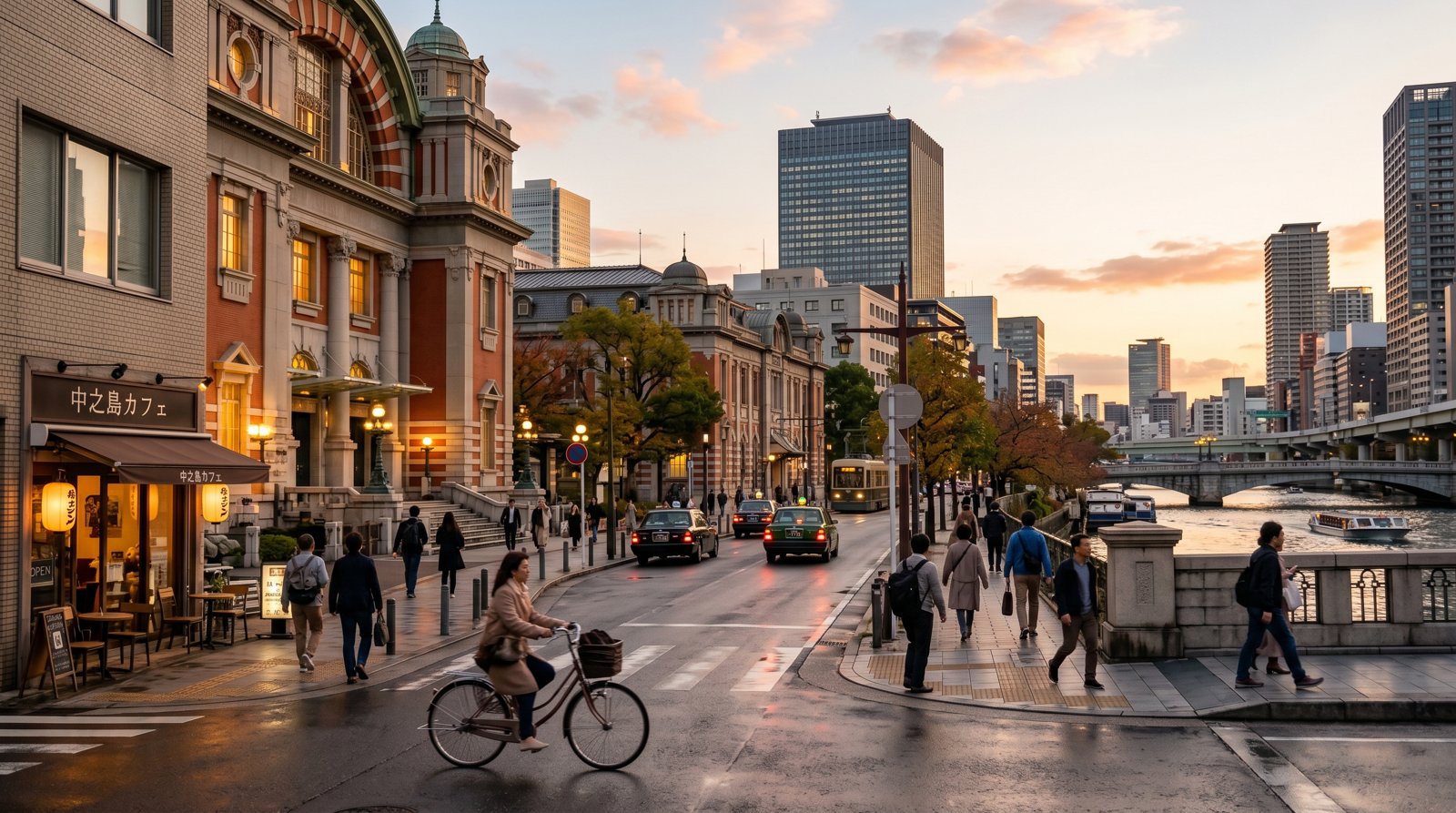 Nakanoshima — neighbourhood context for National Museum of Art, Osaka (NMAO)