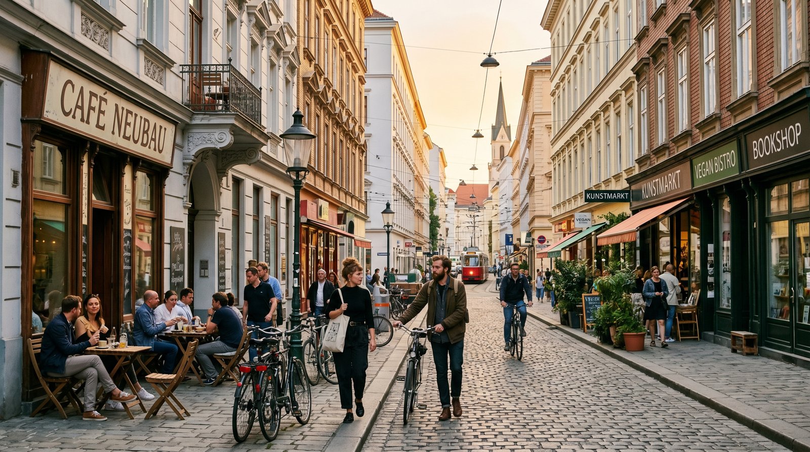 Neubau — neighbourhood context for Leopold Museum