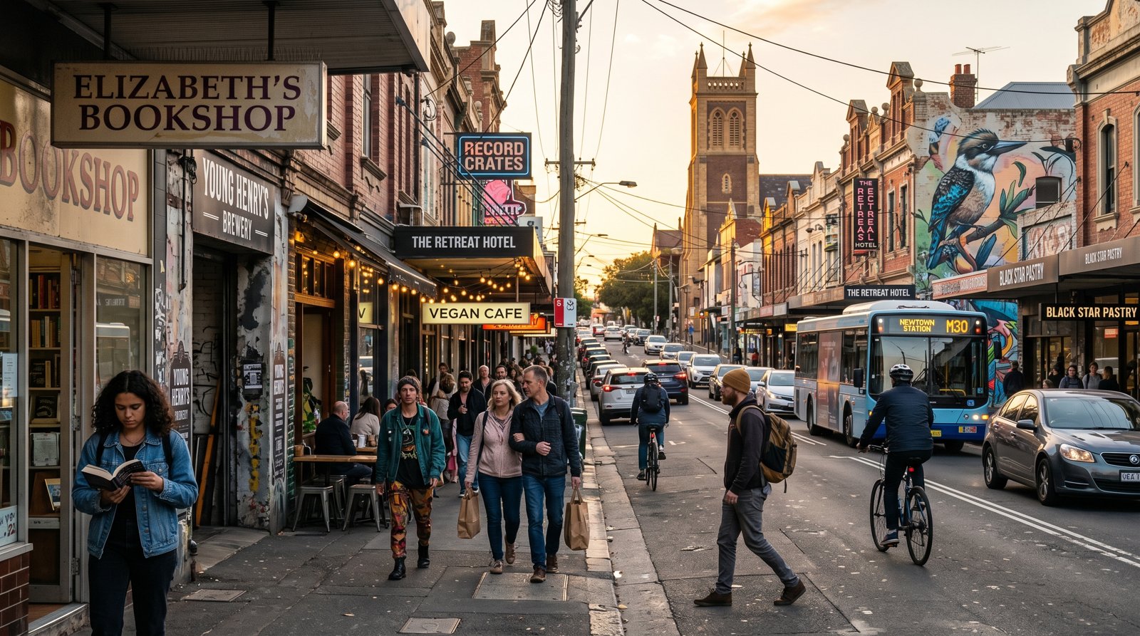 Newtown — neighbourhood context for Marrowbone