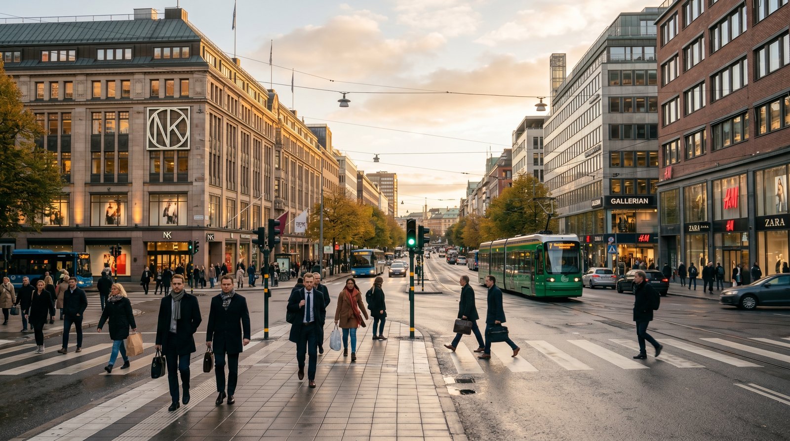 Norrmalm — neighbourhood context for Wetterling Gallery
