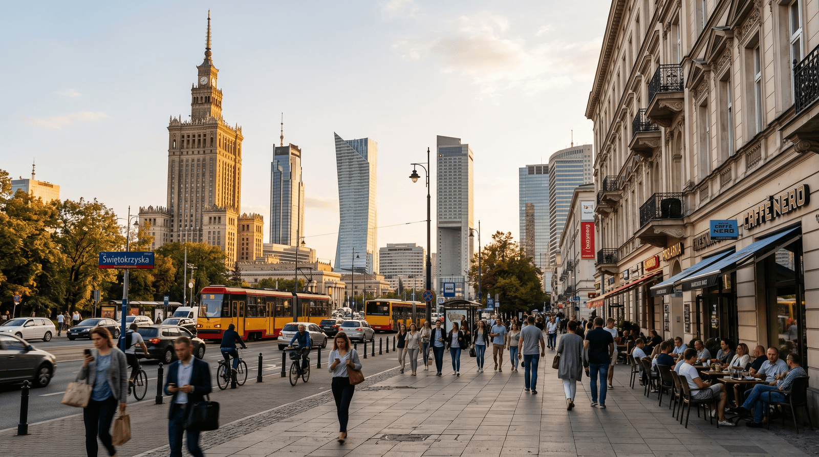 Śródmieście — neighbourhood context for Jasna 1