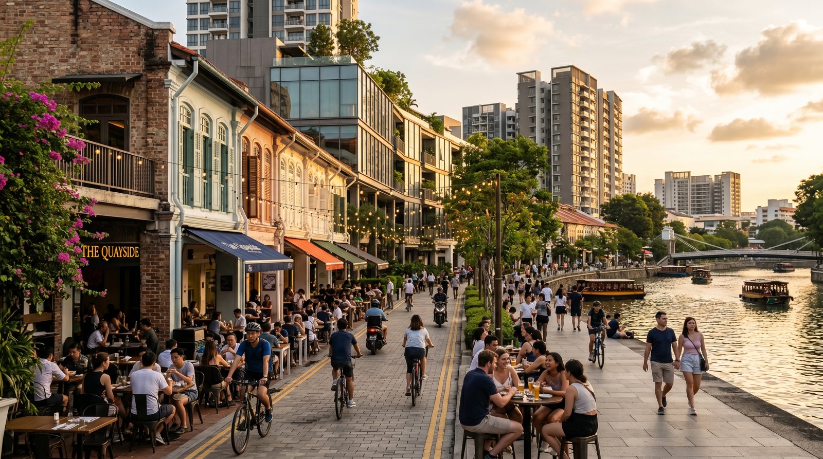 Robertson Quay — neighbourhood context for STPI Creative Workshop & Gallery