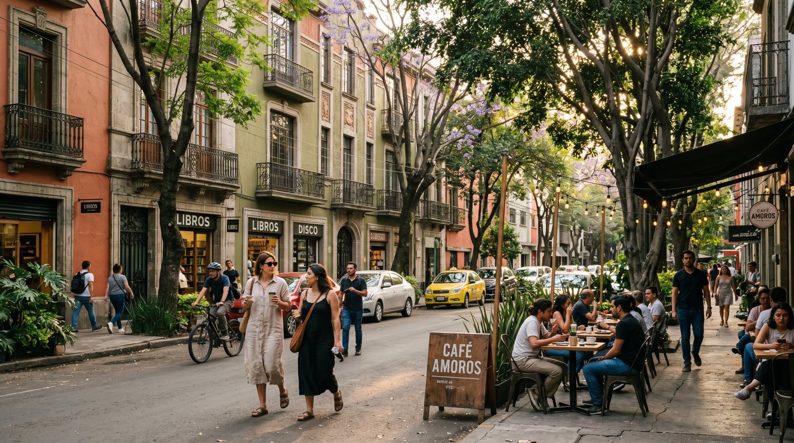Roma Norte — neighbourhood context for Galería OMR