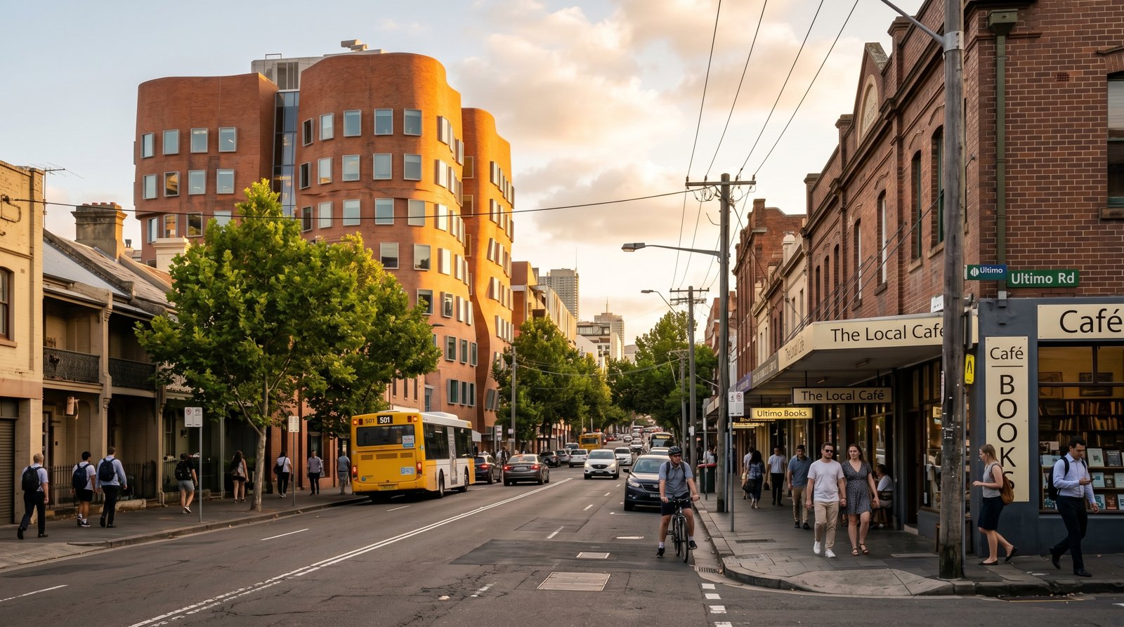 Ultimo — neighbourhood context for Powerhouse Museum