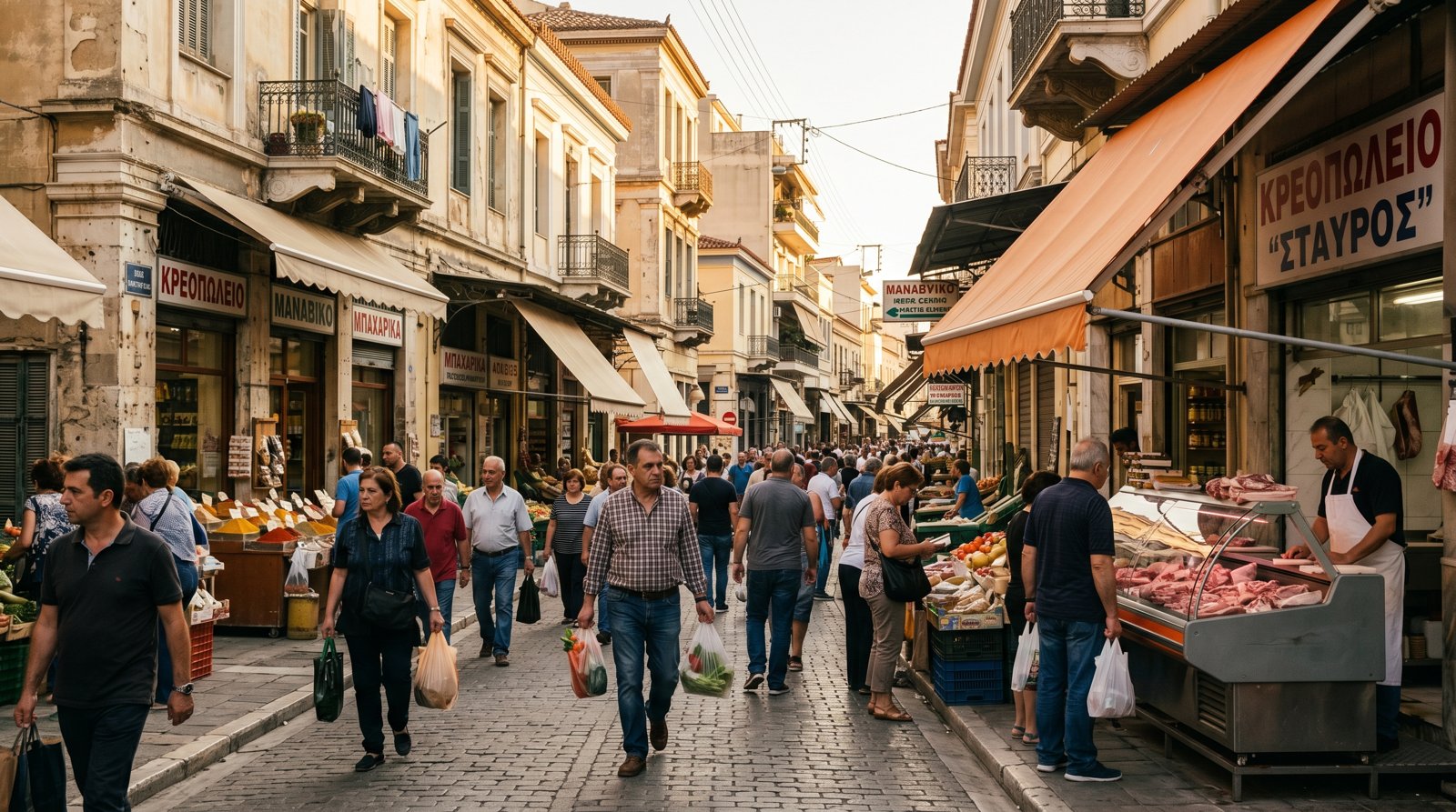 Varvakios Market — neighbourhood context for Volvi
