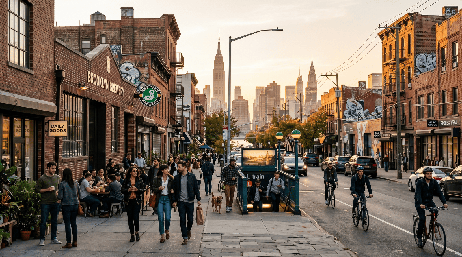 Williamsburg — neighbourhood context for Modern Love