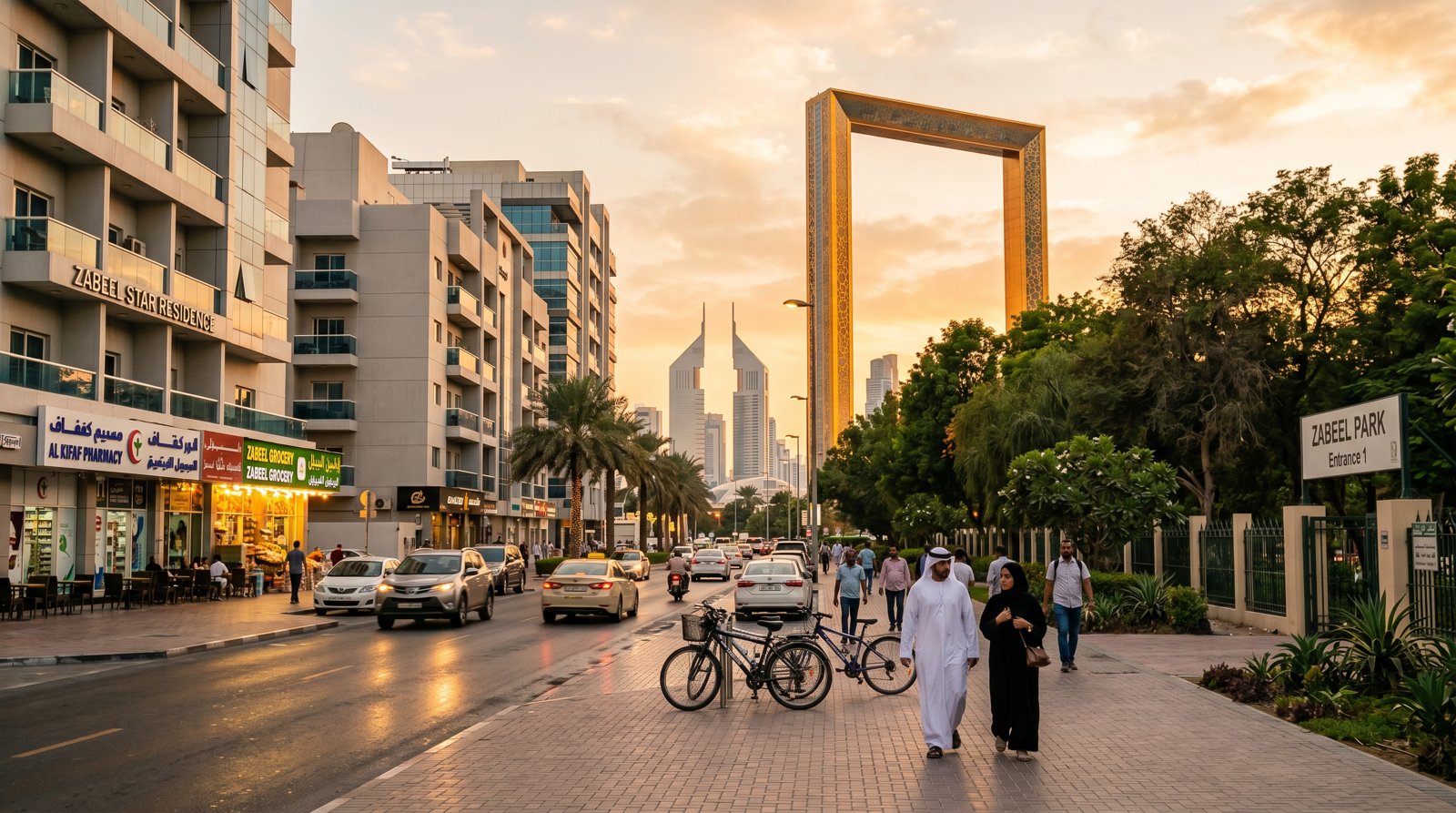 Zabeel Park — neighbourhood context for The Dubai Frame