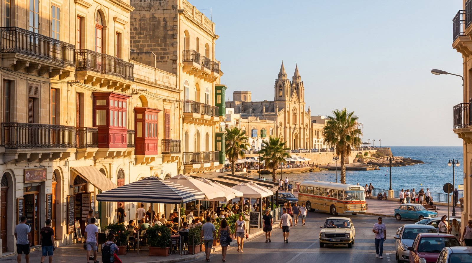 Balluta Bay — neighbourhood context for Balluta Buildings
