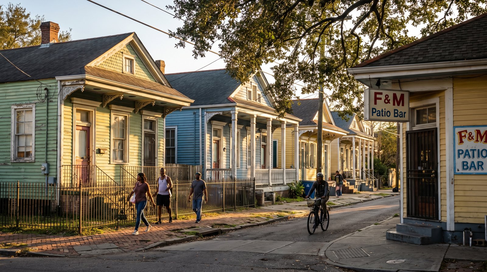 Bywater — neighbourhood context for Studio BE