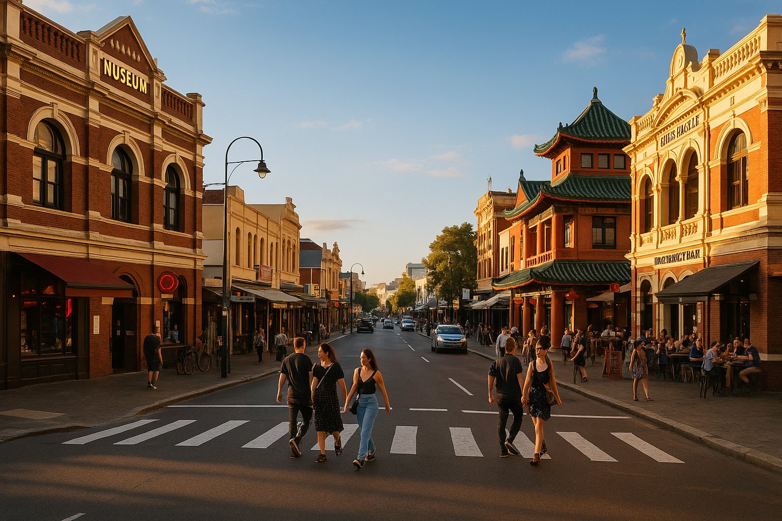 Northbridge — neighbourhood context for Perth Institute of Contemporary Arts (PICA)