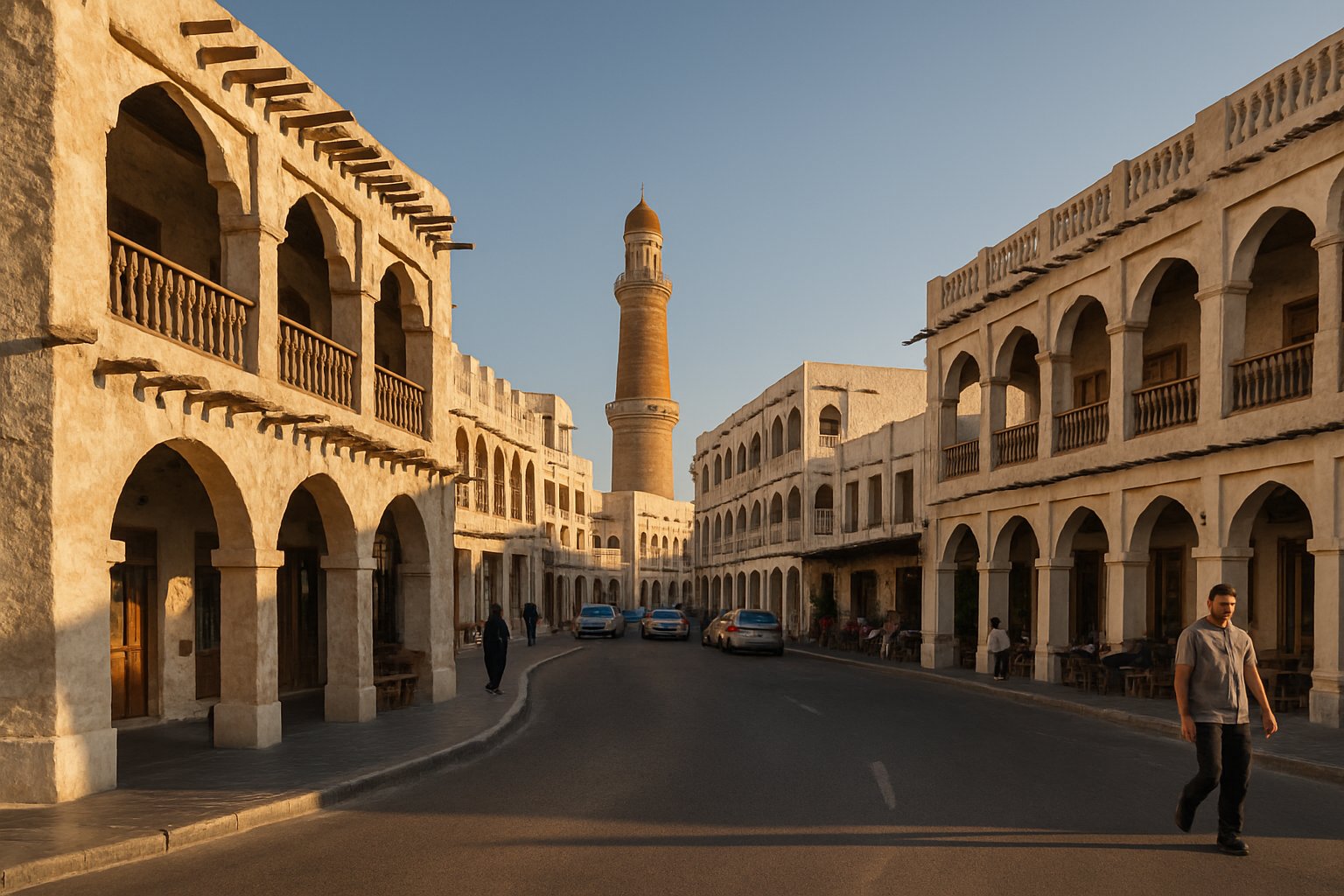 The Corniche — neighbourhood context for Al Riwaq