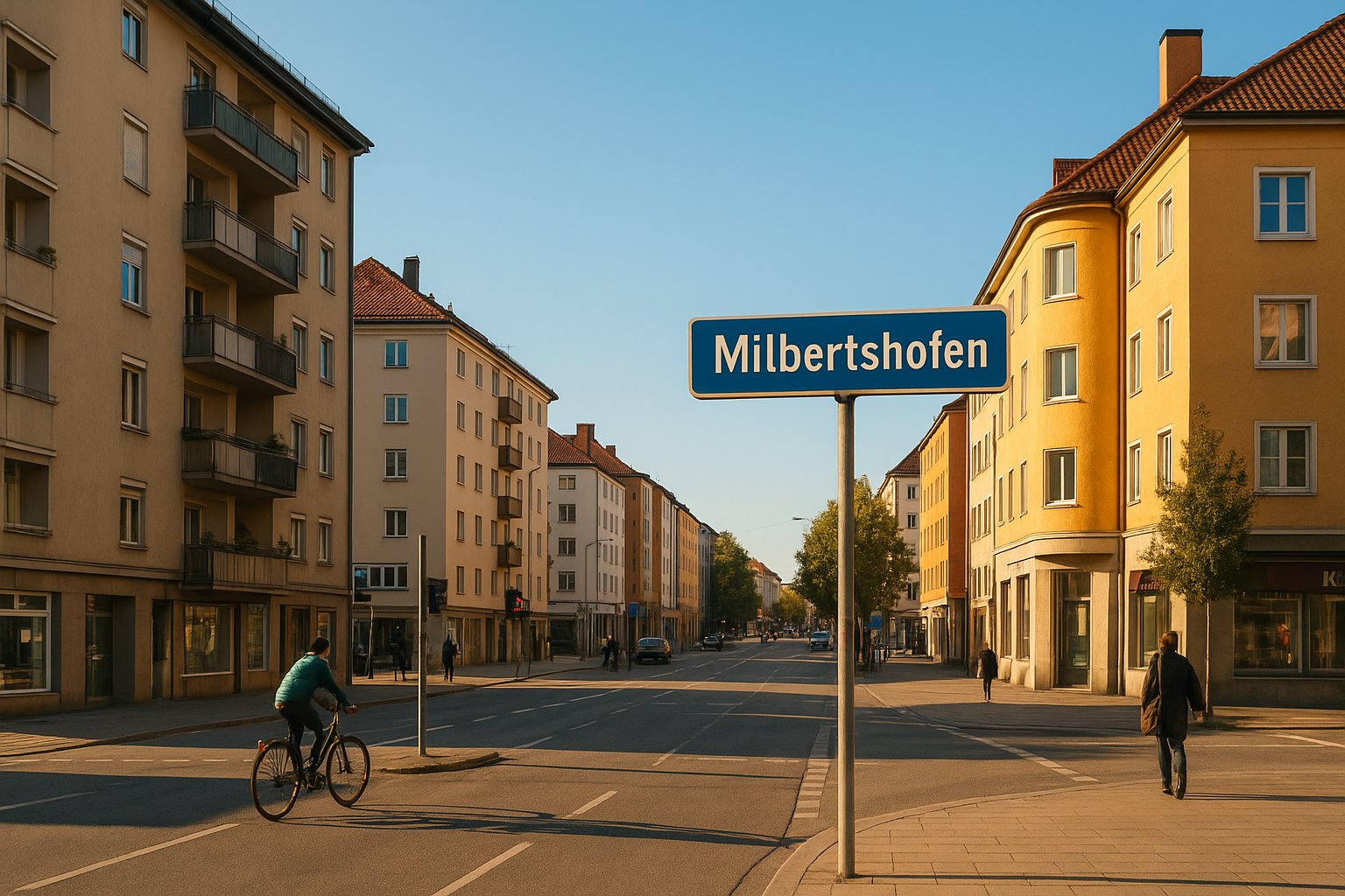 Milbertshofen — neighbourhood context for Olympiapark
