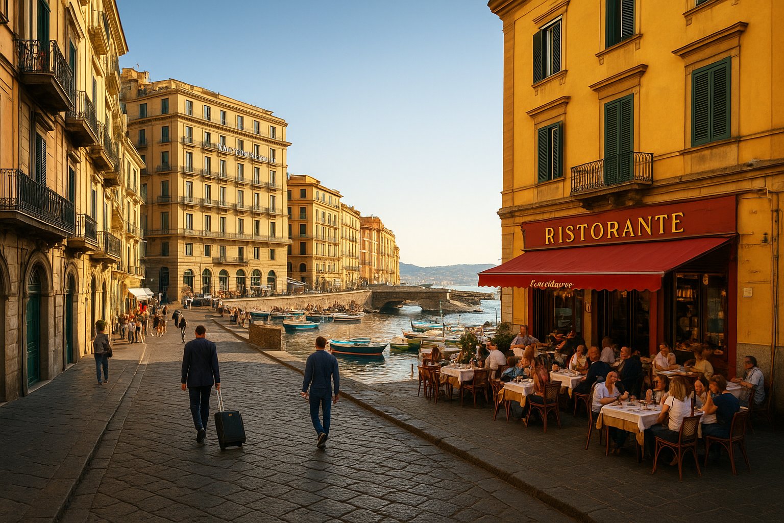 Santa Lucia — neighbourhood context for Castel dell'Ovo